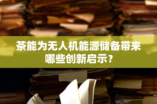 茶能为无人机能源储备带来哪些创新启示？