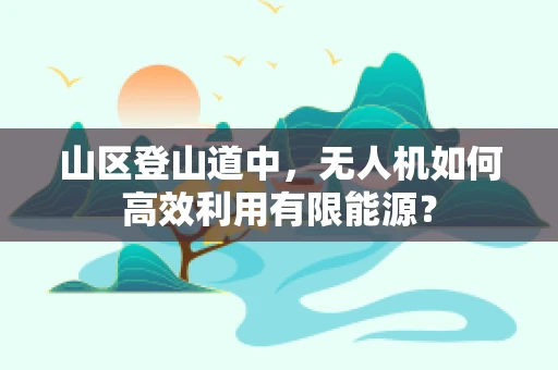 山区登山道中，无人机如何高效利用有限能源？