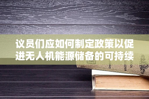 议员们应如何制定政策以促进无人机能源储备的可持续发展？