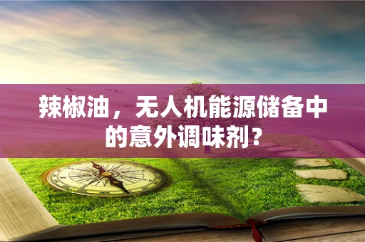 辣椒油，无人机能源储备中的意外调味剂？