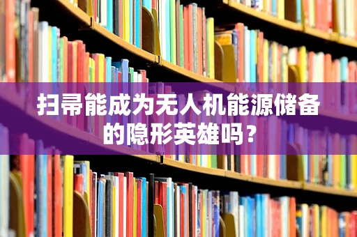 扫帚能成为无人机能源储备的隐形英雄吗？