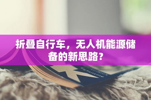 折叠自行车，无人机能源储备的新思路？