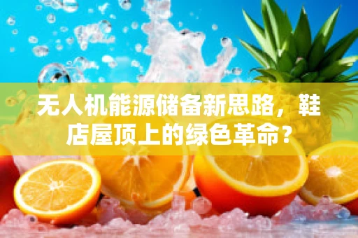 无人机能源储备新思路，鞋店屋顶上的绿色革命？