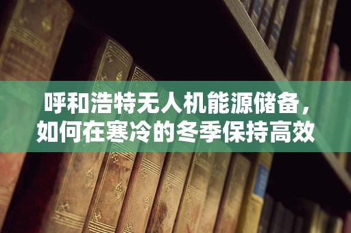 呼和浩特无人机能源储备，如何在寒冷的冬季保持高效续航？