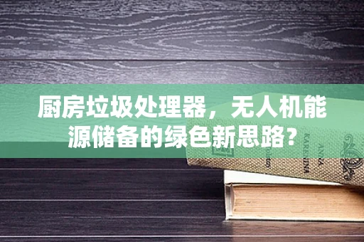 厨房垃圾处理器，无人机能源储备的绿色新思路？