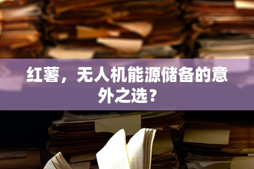 红薯，无人机能源储备的意外之选？